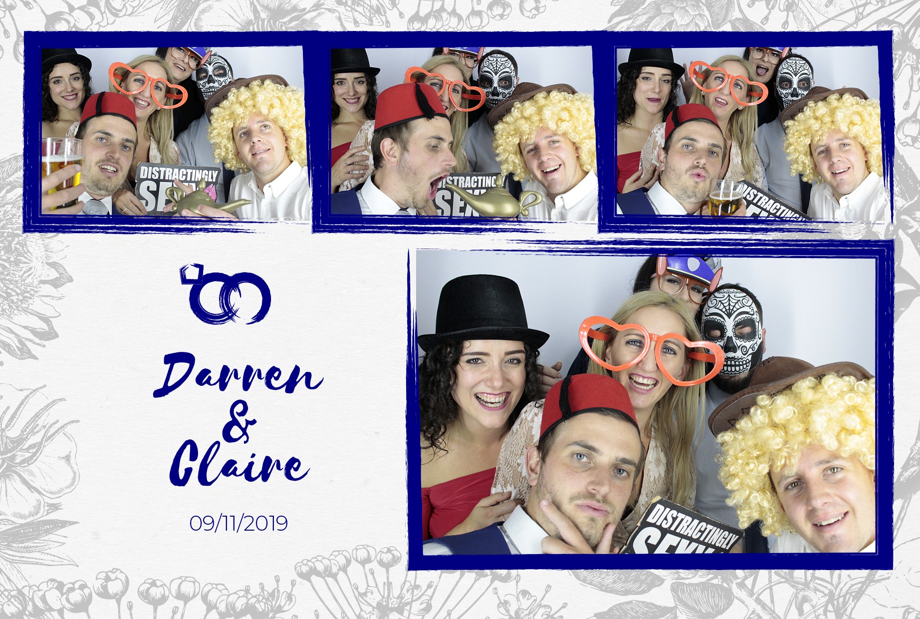 Darren and Claire’s Wedding  | View more photos from the event at gallery.myphotoboothexperience.co.uk/u/MyPhotoBoothExperienceLtd/Darren-and-Claire’s-Wedding